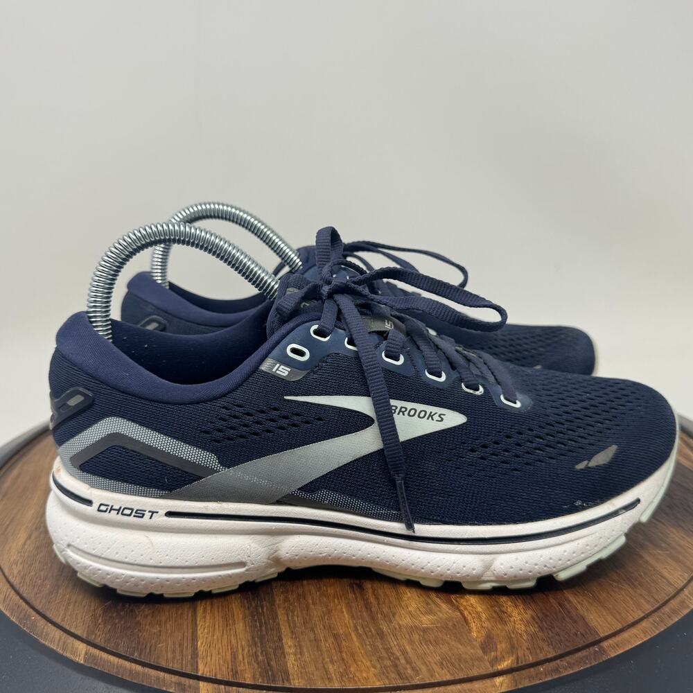 Brooks Ghost 15 1203801B012 Navy Women's Size 7.5 NO INSOLES